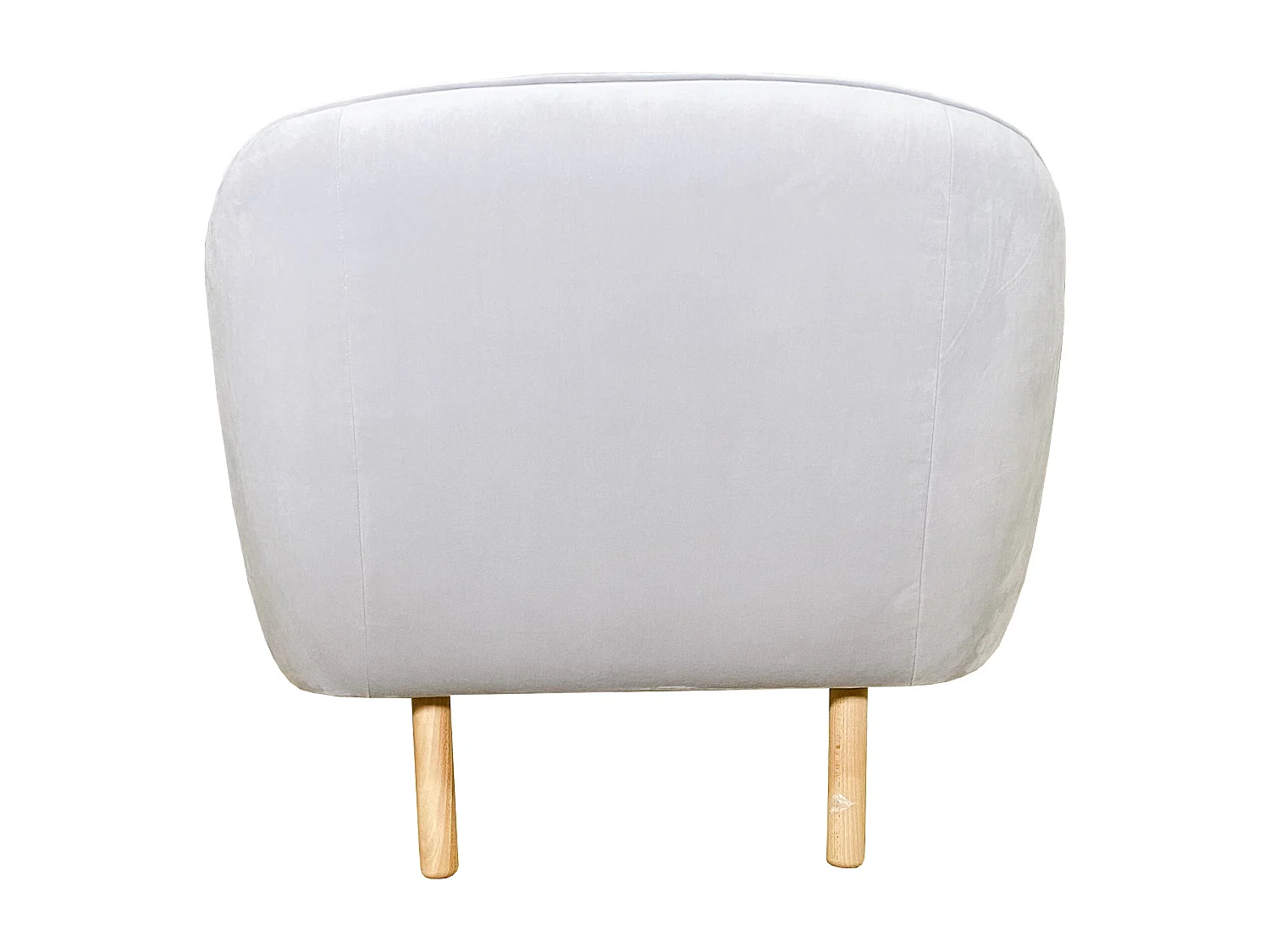 Lisa fauteuil en velours gris