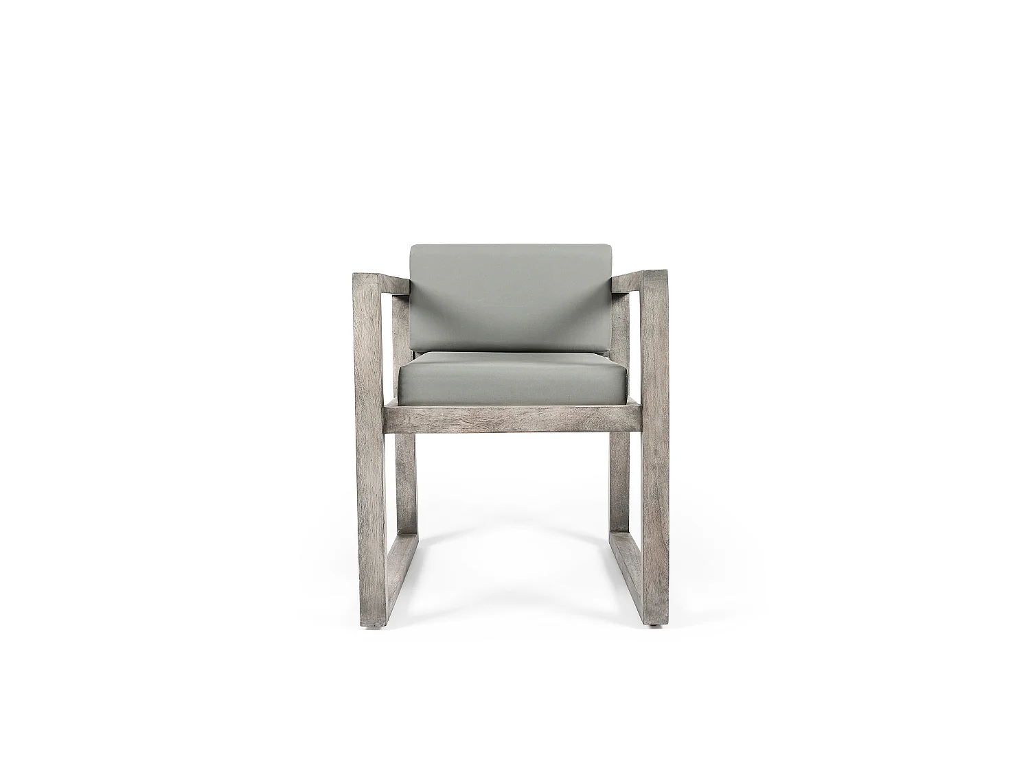 Iris fauteuil extérieur bois d'acacia grisé