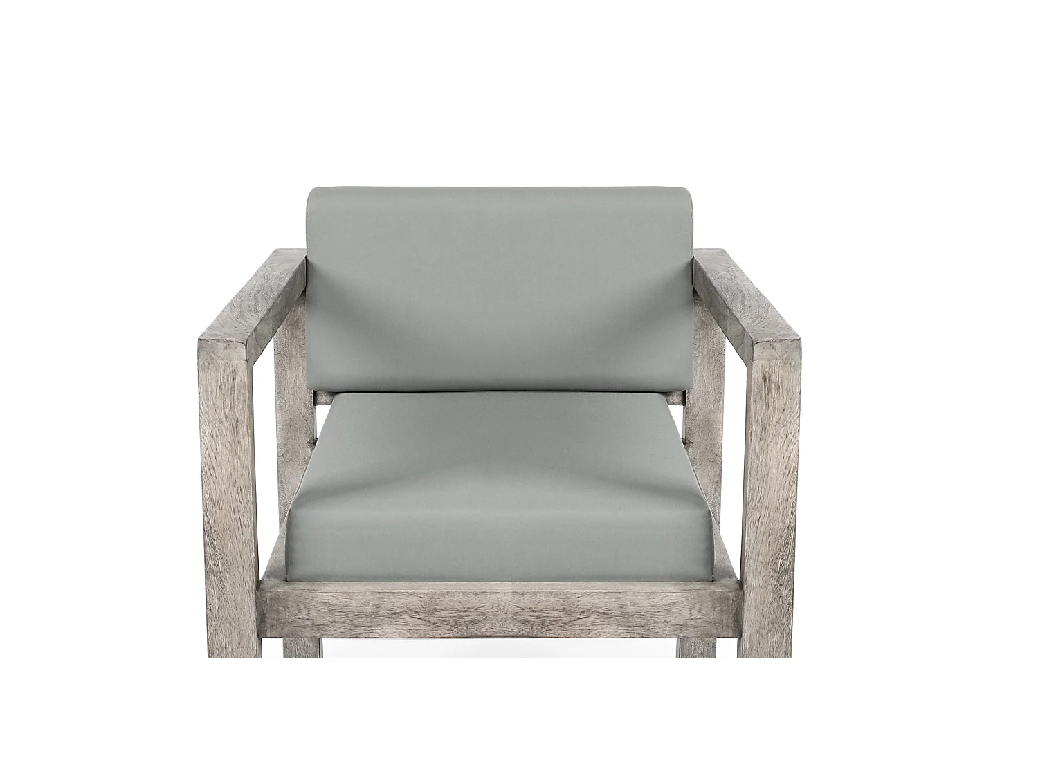 Iris fauteuil extérieur bois d'acacia grisé