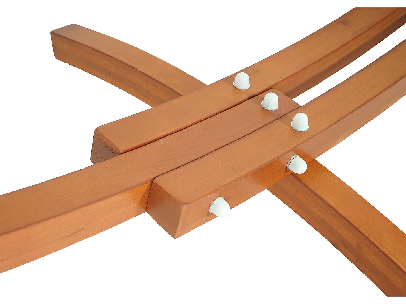 Hamac avec support MCW-J46,  marron, tissu gris