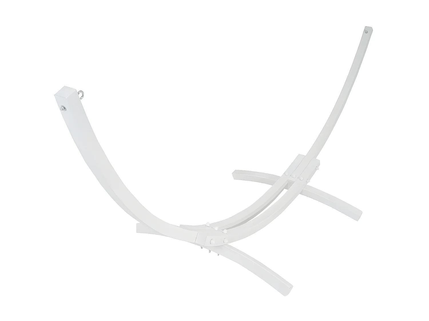 Hamac avec support MCW-J46,  blanc, tissu gris