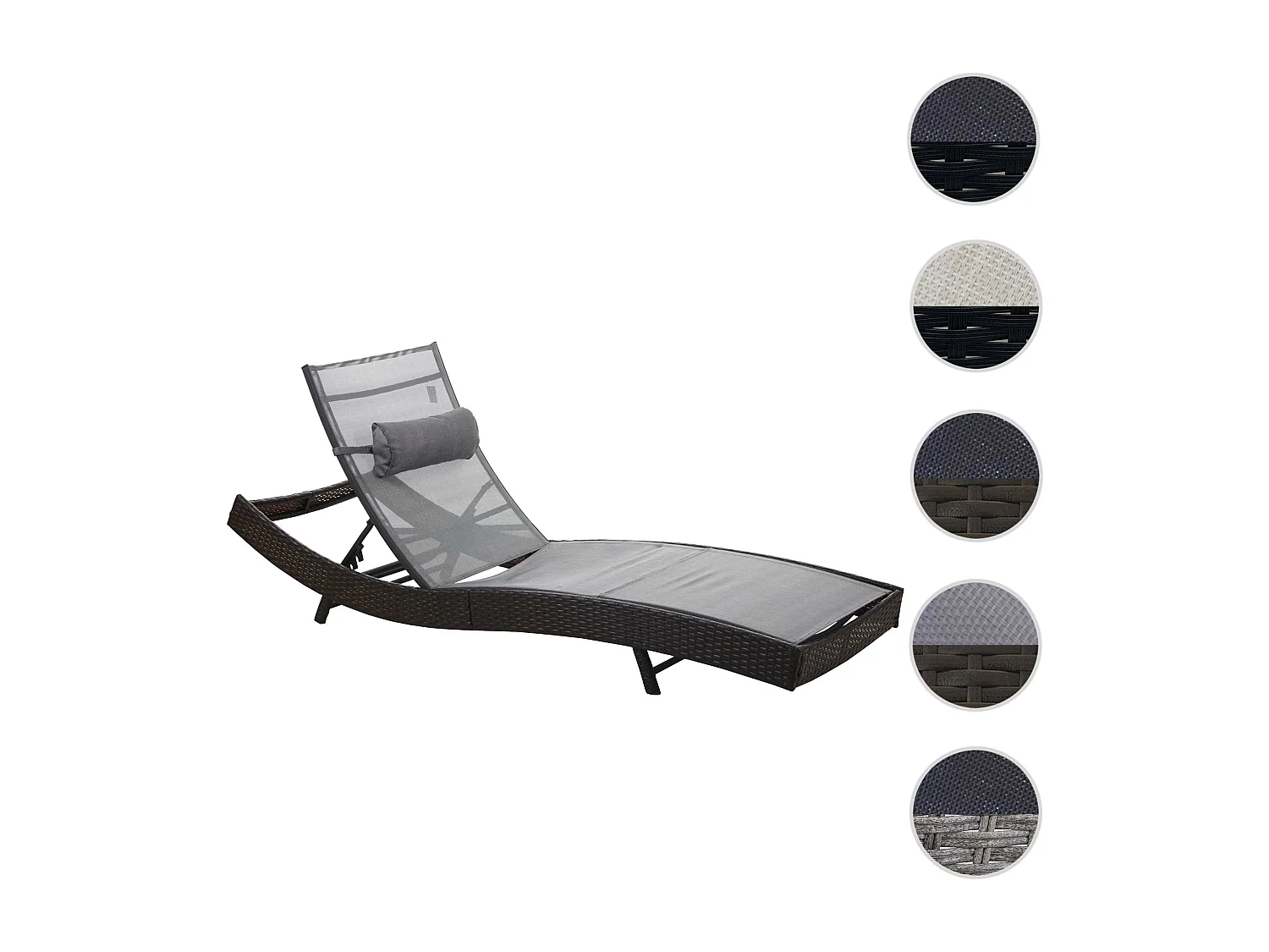 Bain de soleil Phoenix,  marron chiné, enveloppe gris