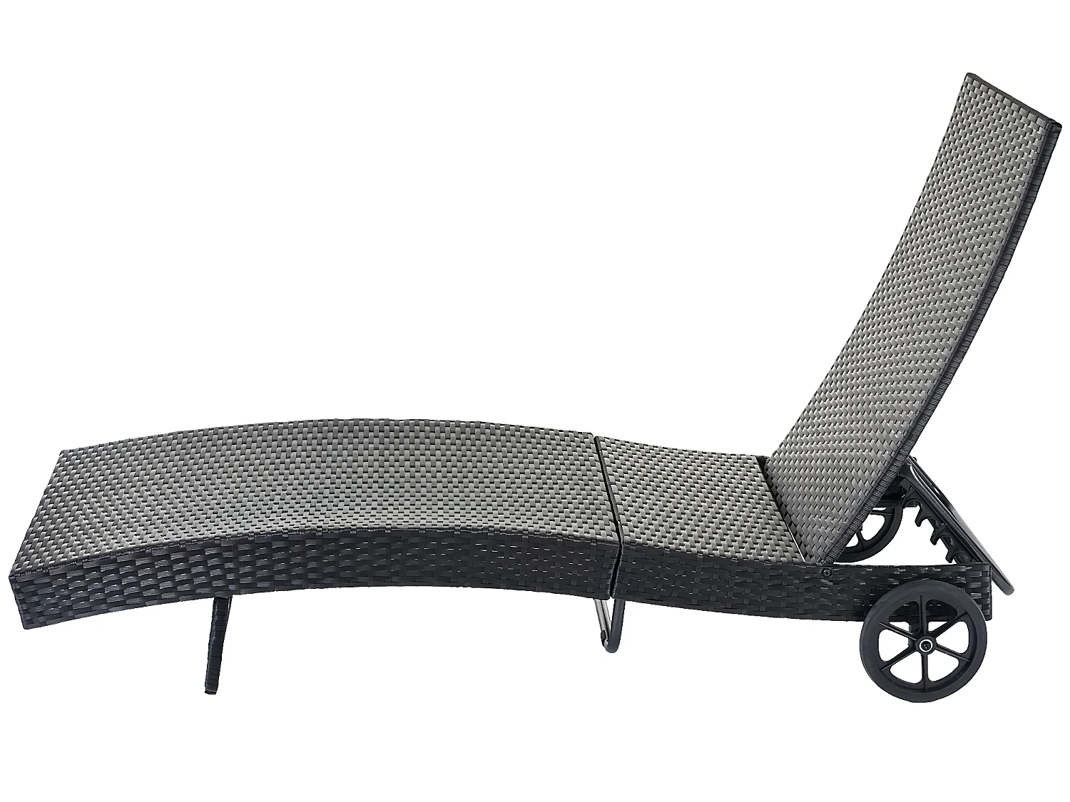 Bain de soleil MCW-D80,  anthracite, coussins terracotta