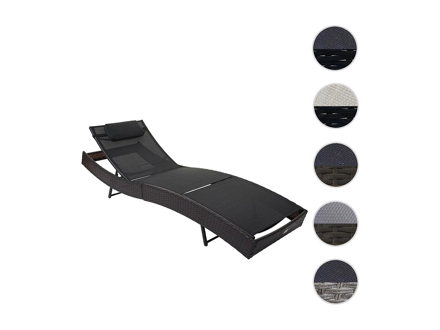 Bain de soleil Phoenix,  marron chiné, enveloppe noir