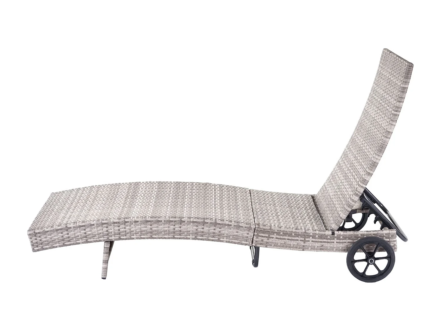 Bain de soleil MCW-D80,  gris, coussin beige