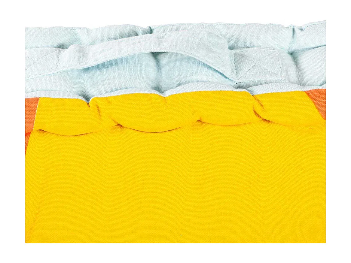 Coussin de sol en coton 60 x 60 x 12 cm Imprimé Papercut