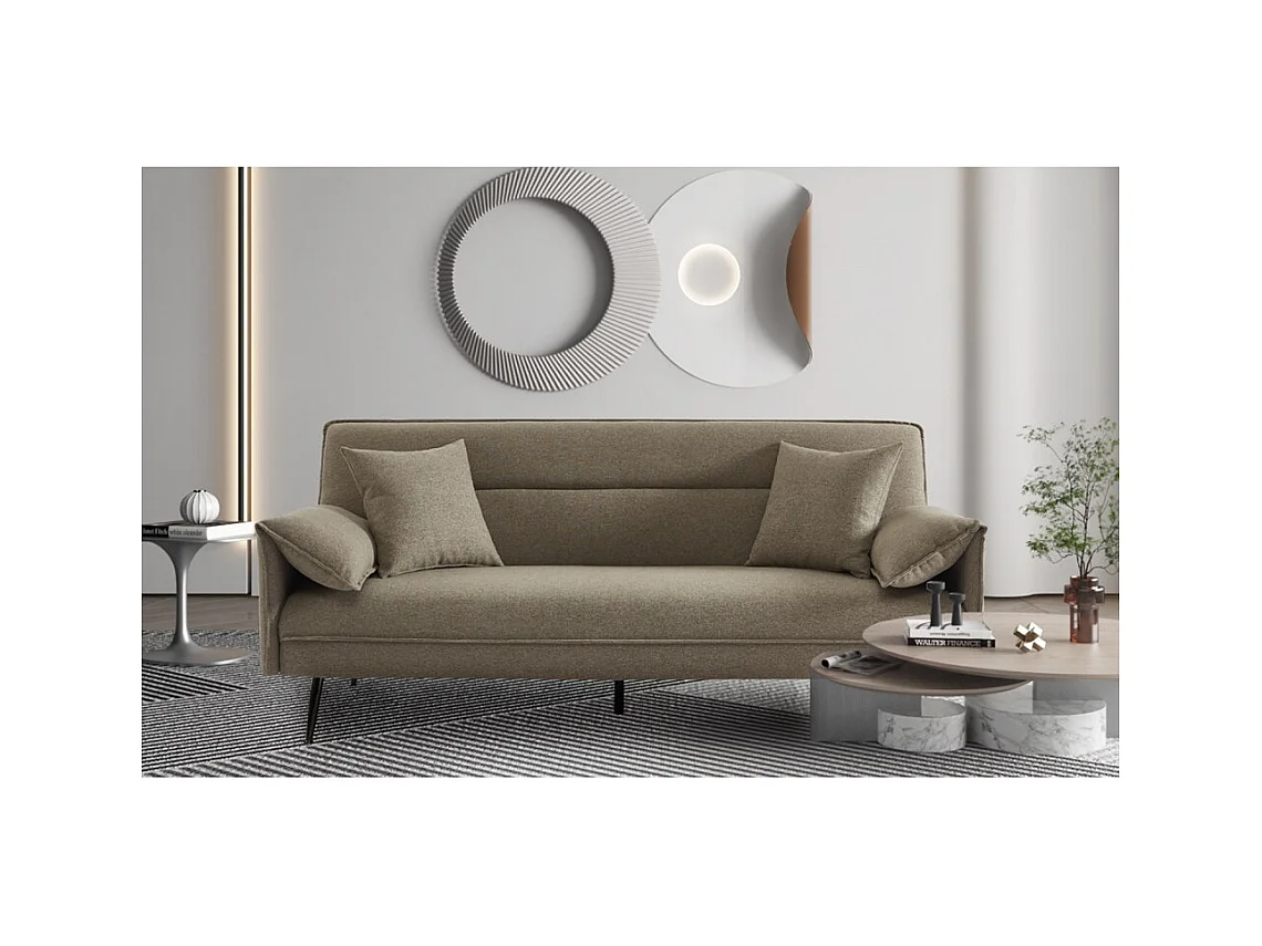 Driezits slaapbank beige uit de SILAS collectie