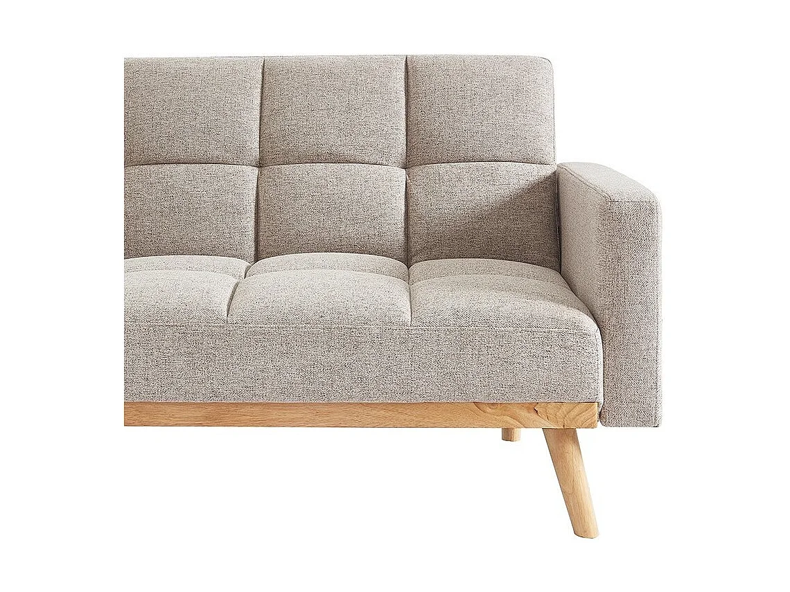 Driezits slaapbank beige uit de ADONA collectie