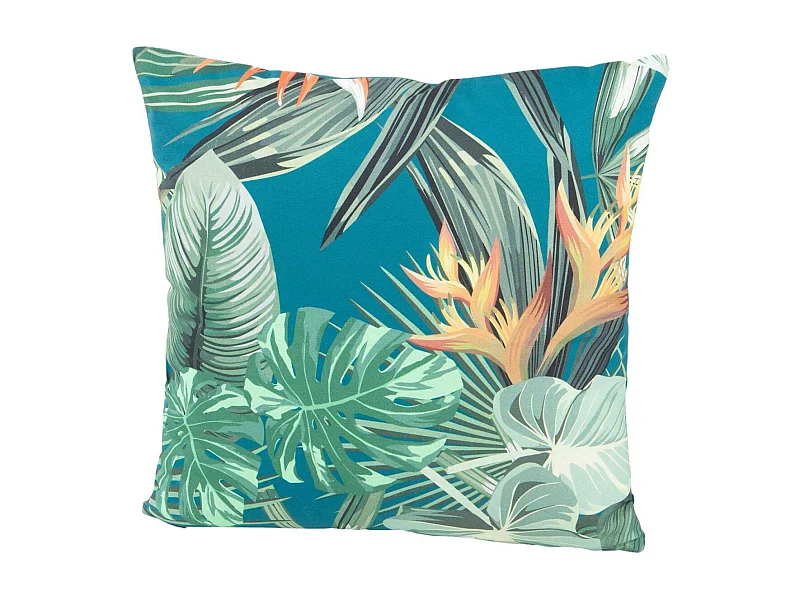 Coussin en coton imprimé 45 x 45 cm