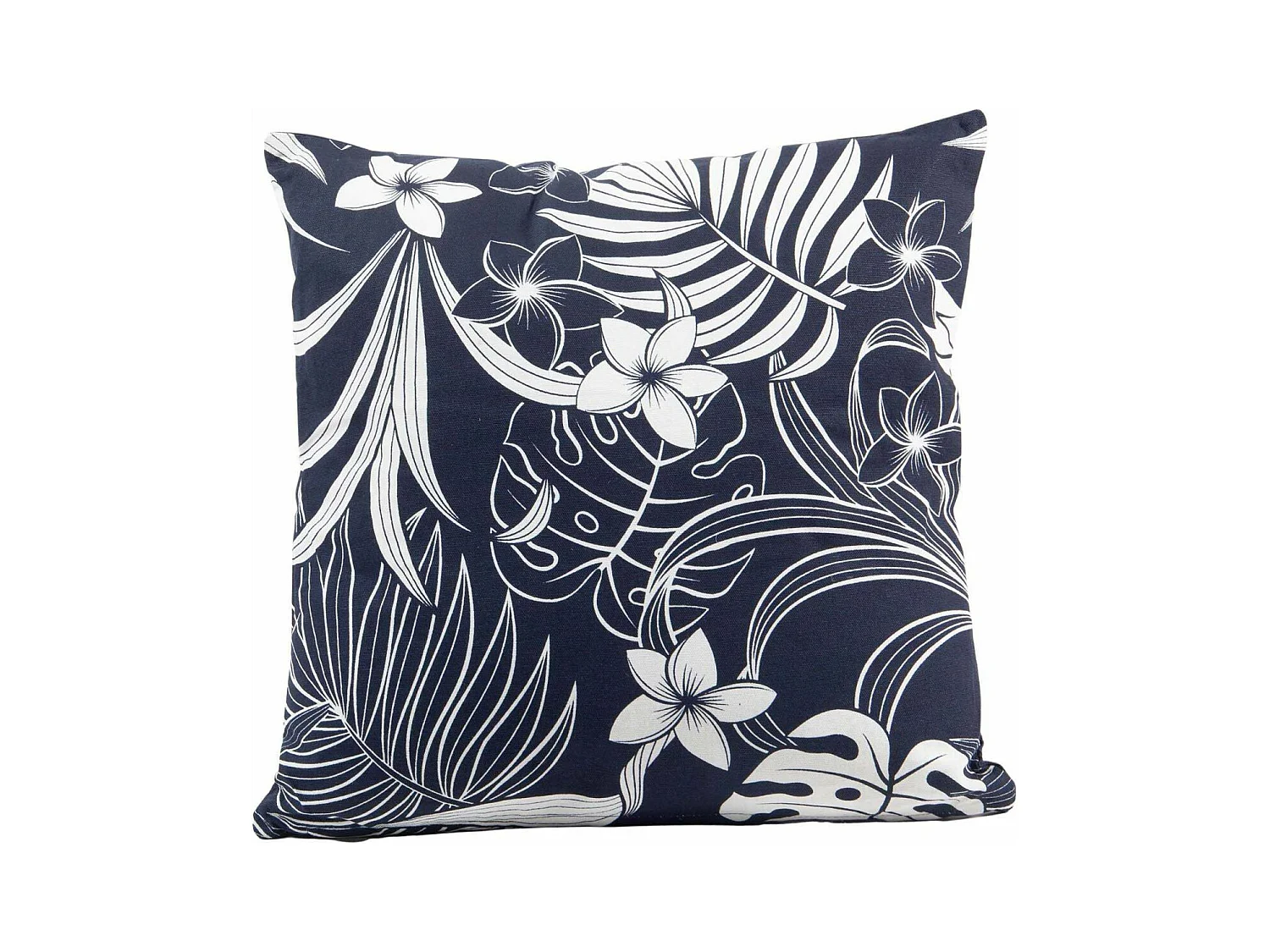 Coussin en coton imprimé 45 x 45 cm