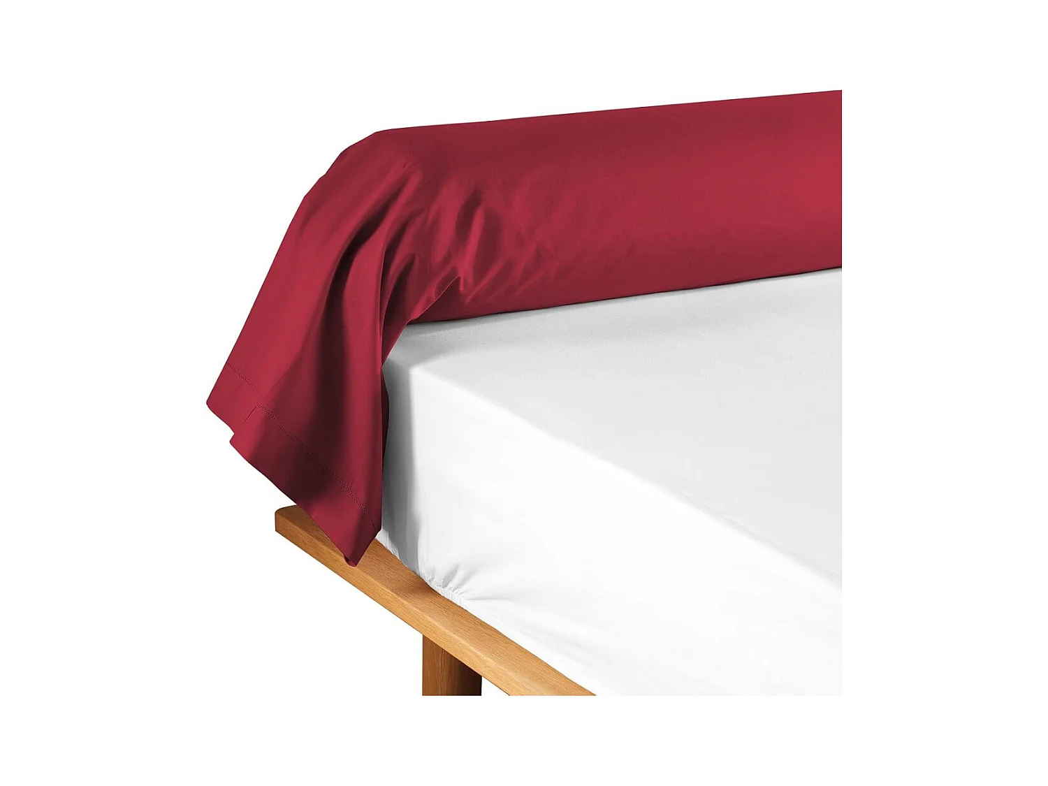 Taie de Traversin "Lina" 85x185cm Marsala