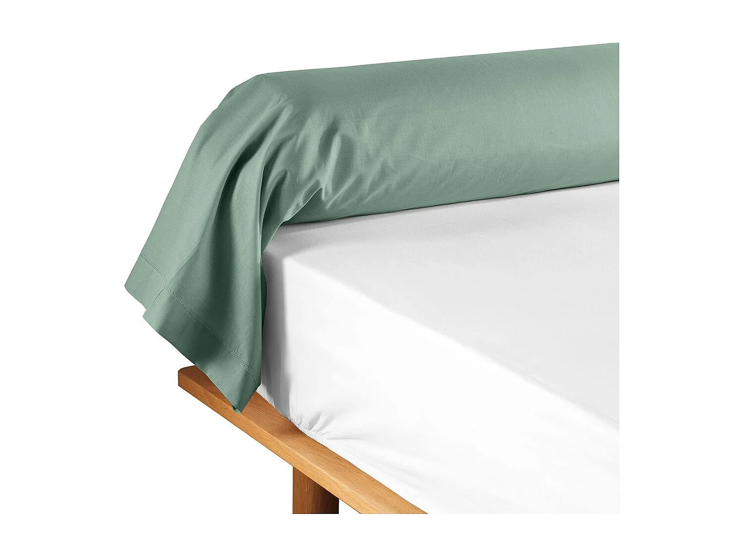 Taie de Traversin "Lina" 85x185cm Sauge