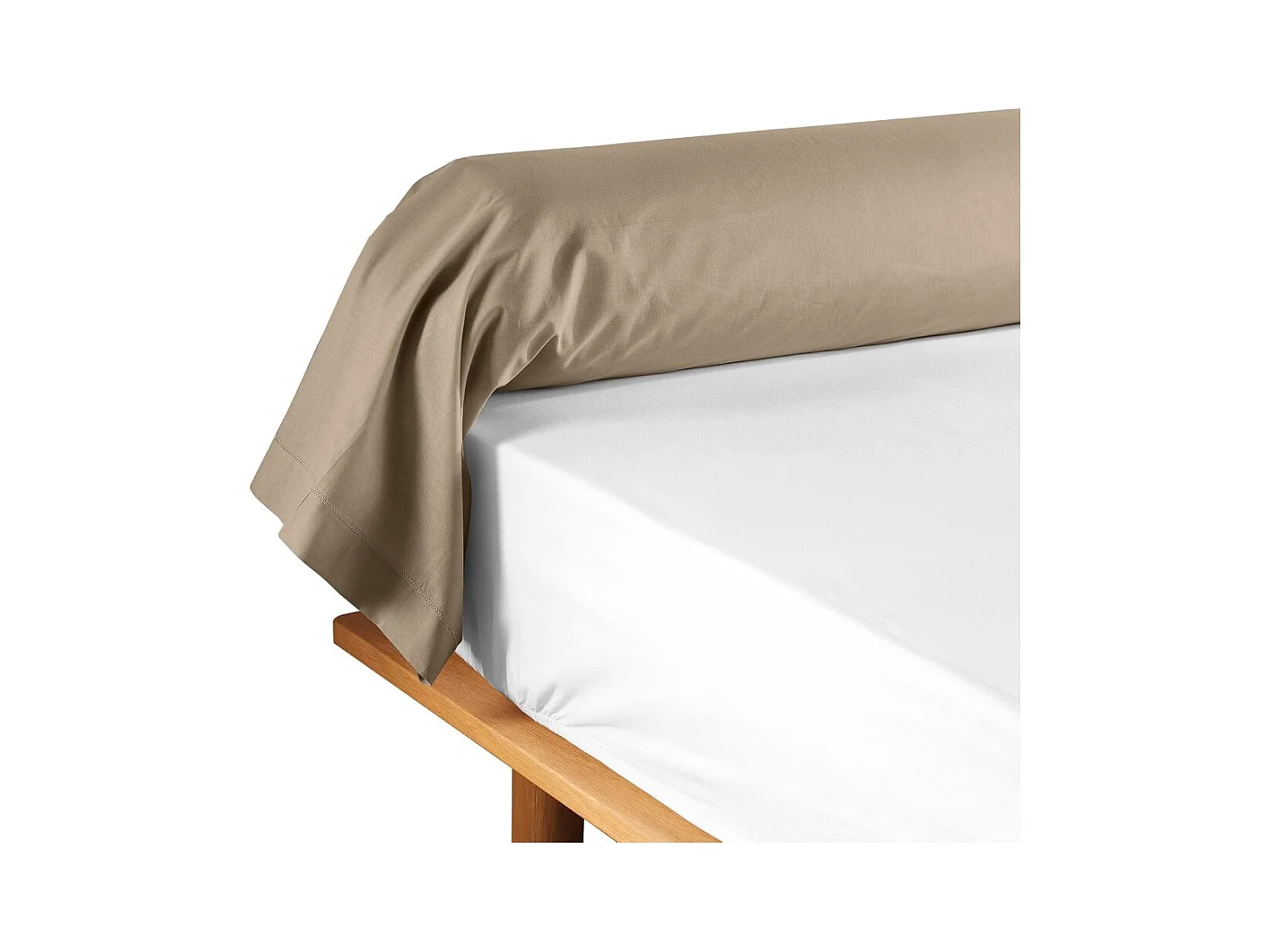 Taie de Traversin "Lina" 85x185cm Sable