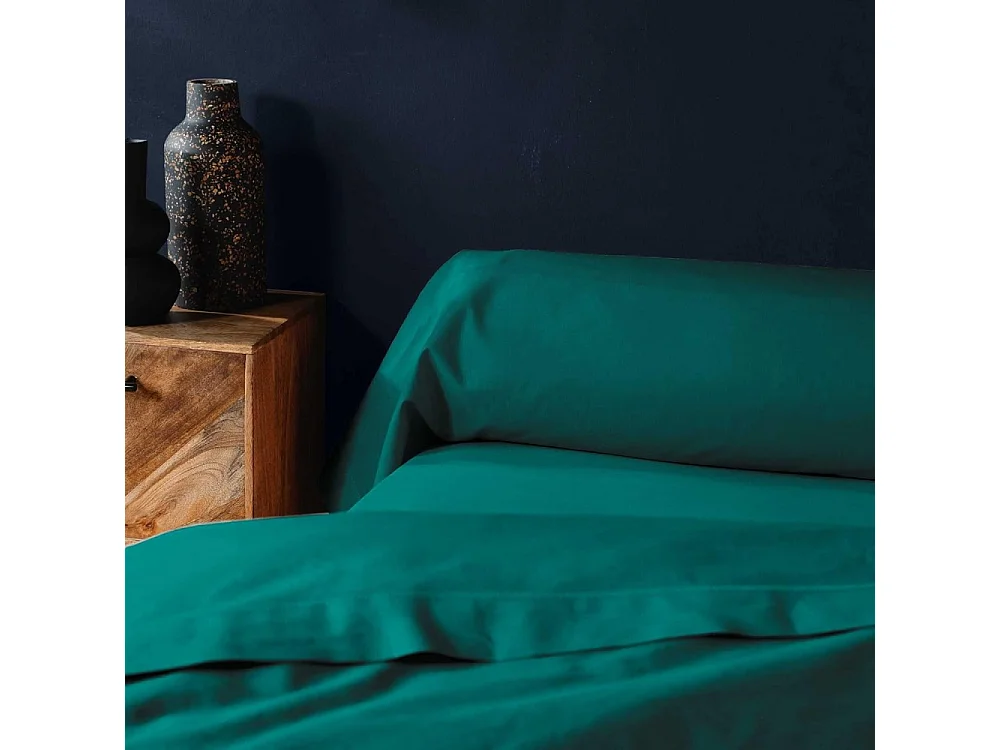 Taie de Traversin "Lina" 85x185cm Emeraude