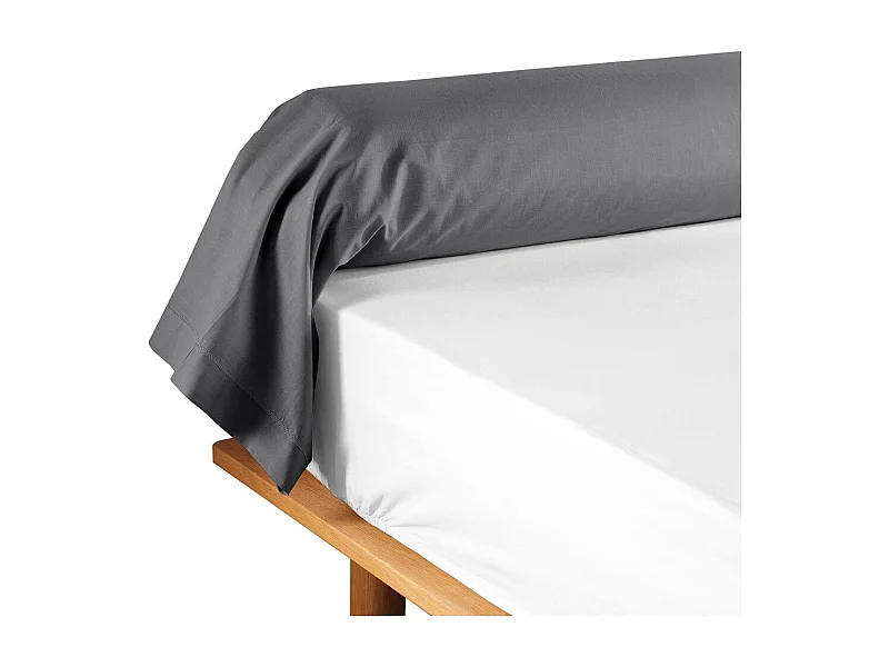 Taie de Traversin "Lina" 85x185cm Anthracite