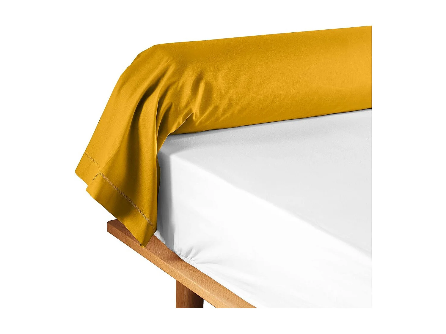 Taie de Traversin "Lina" 85x185cm Curry