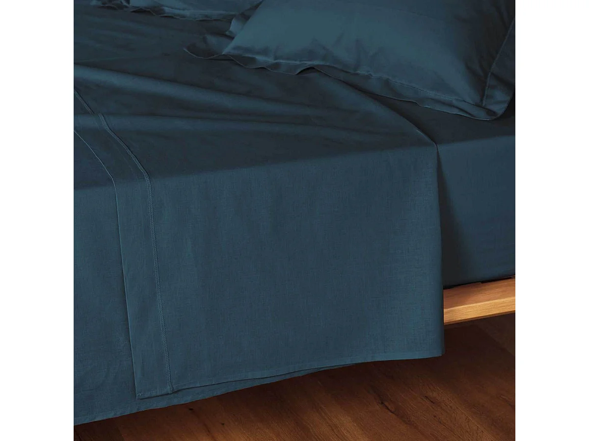 Drap Plat "Lina" 240x300cm Bleu