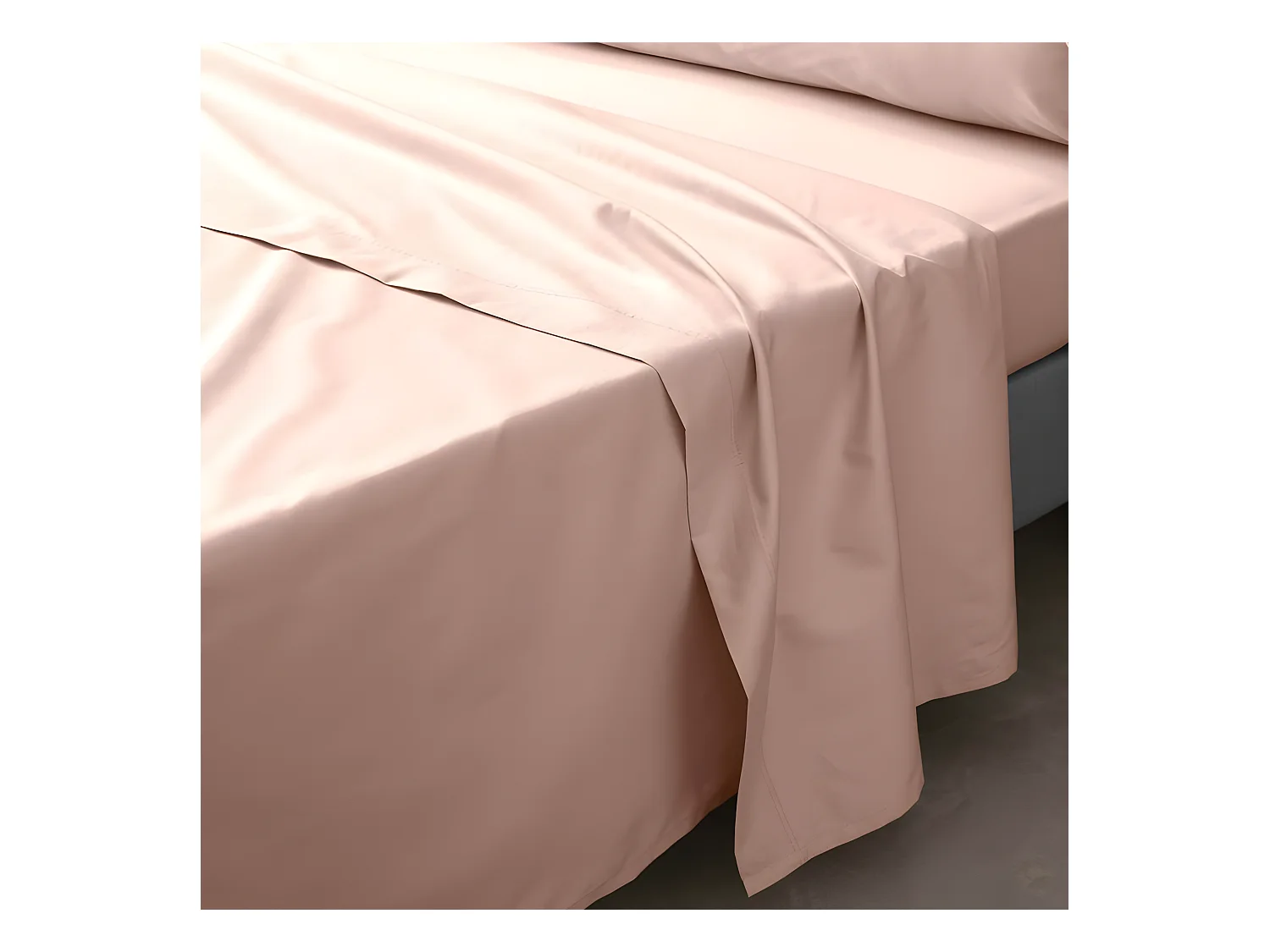 Drap Plat "Percaline" 240x300cm Nude