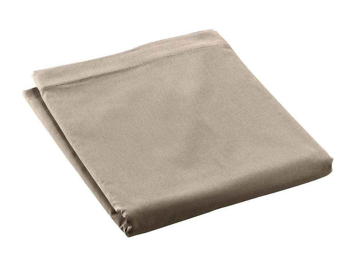 Drap Plat "Percaline" 180x290cm Sable