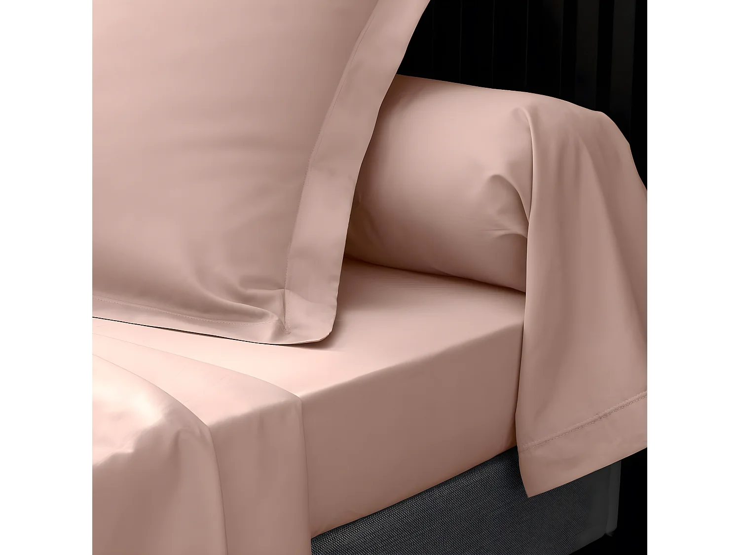 Drap Plat "Percaline" 180x290cm Nude