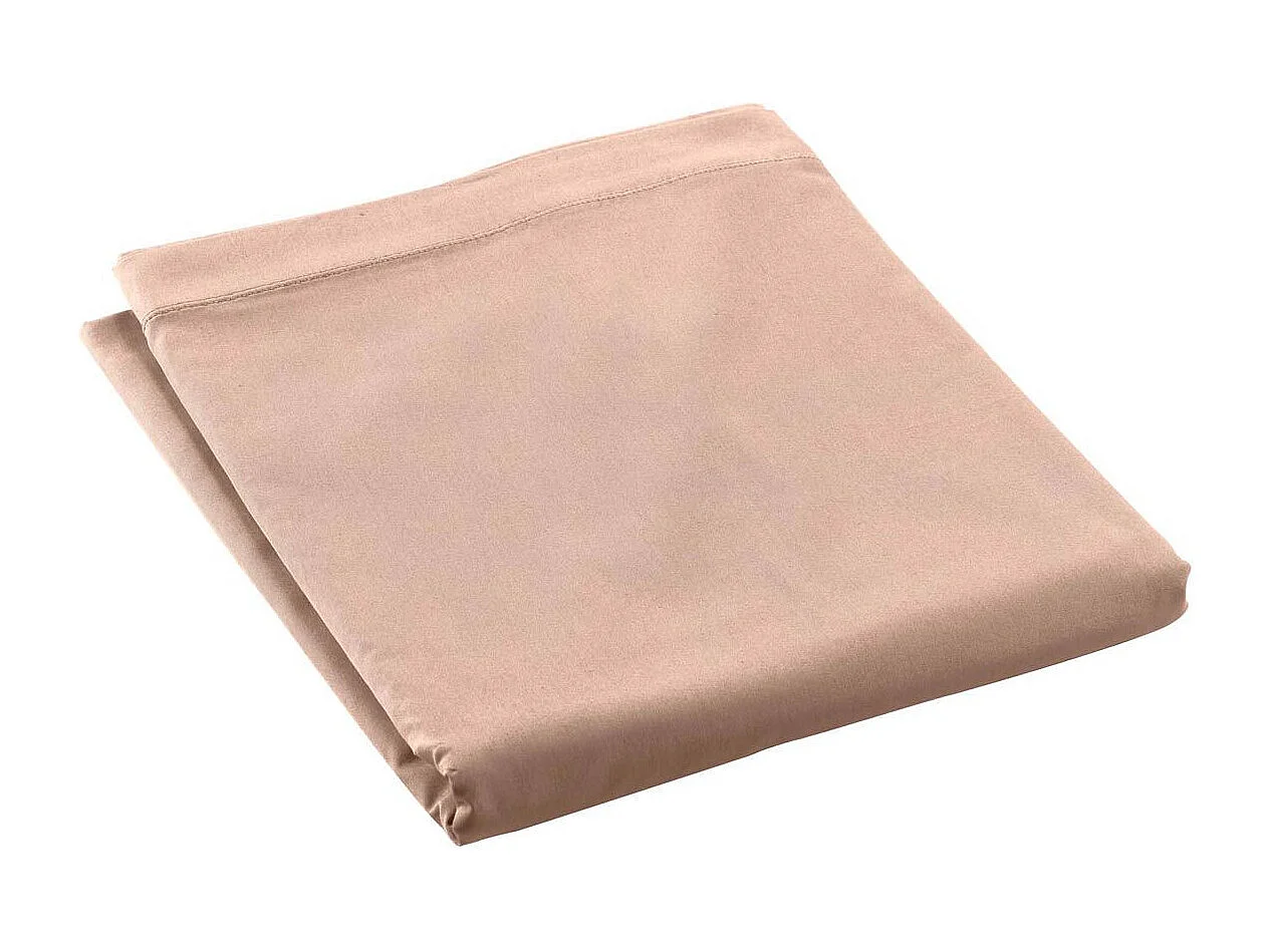 Drap Plat "Percaline" 180x290cm Nude