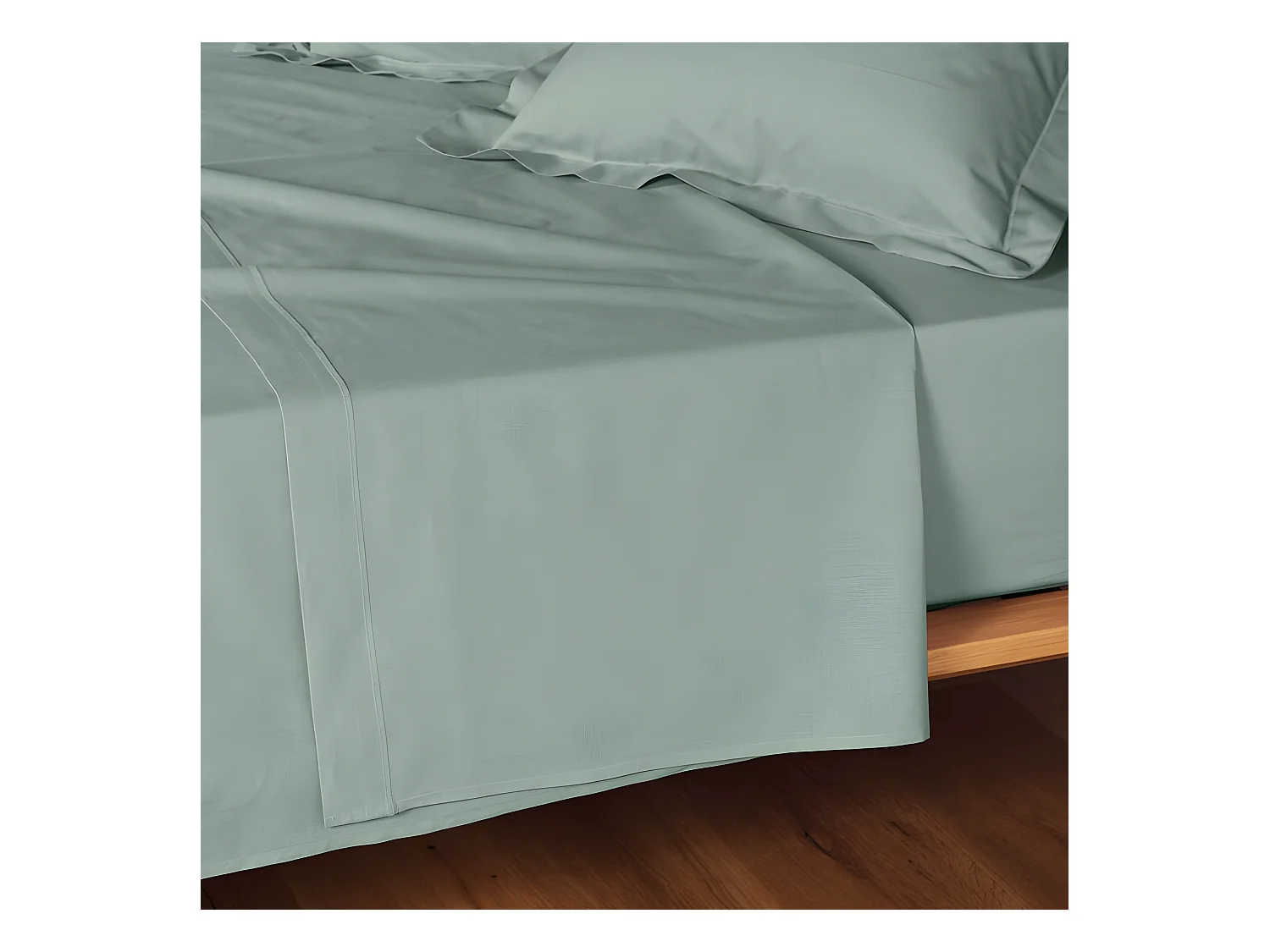 Drap Plat "Lina" 240x300cm Sauge