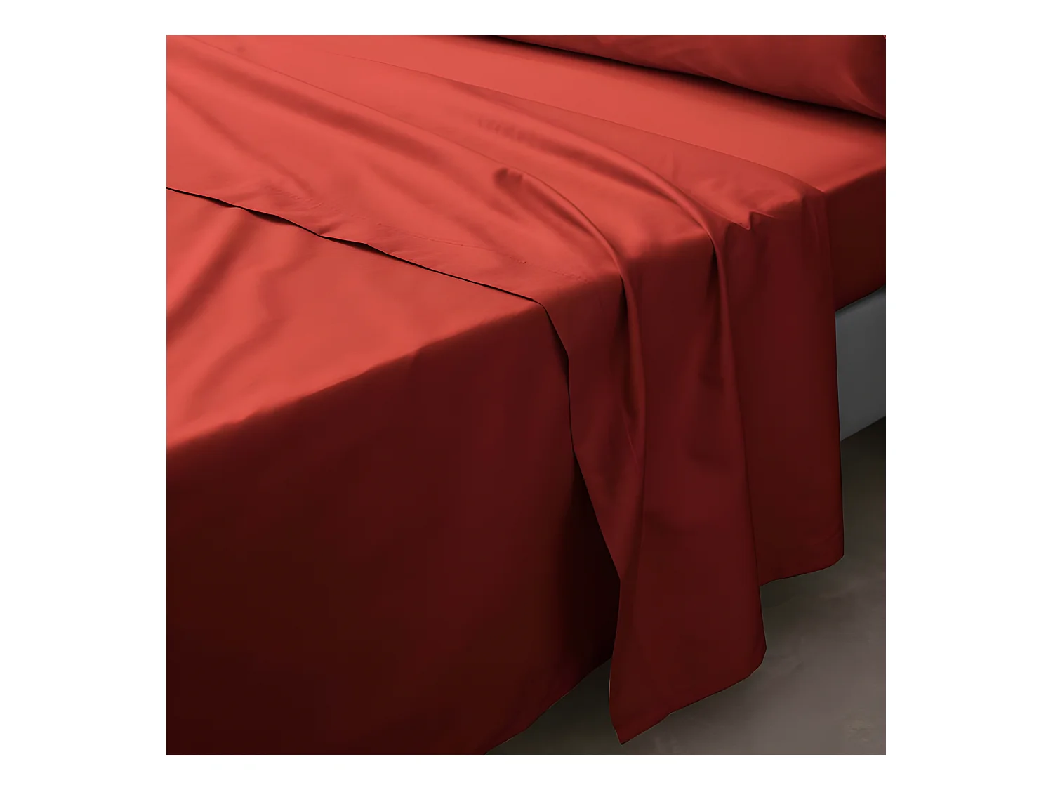 Drap Plat "Percaline" 180x290cm Tomette