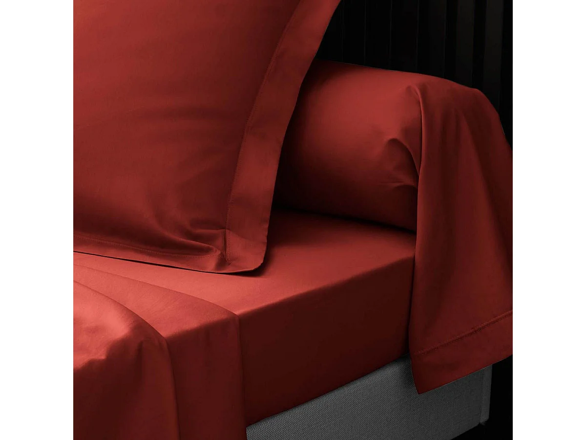 Drap Plat "Percaline" 180x290cm Tomette