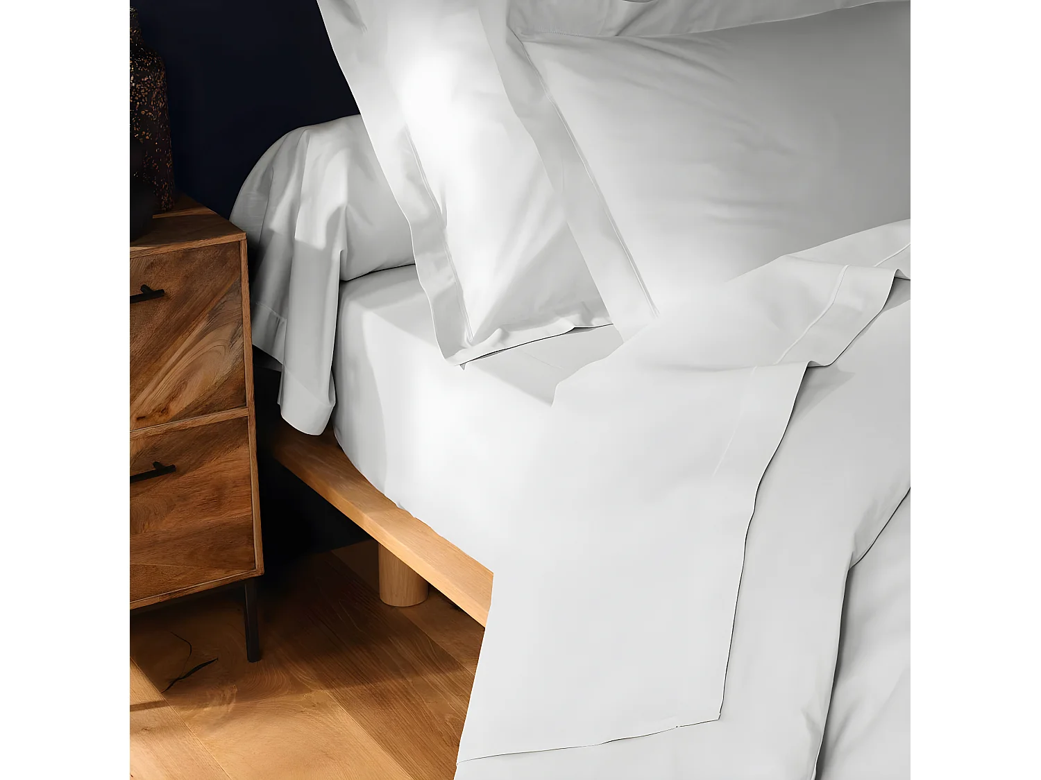 Drap Plat "Lina" 240x300cm White