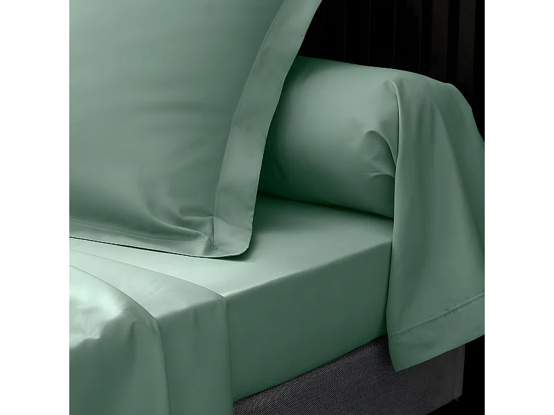 Drap Plat "Percaline" 180x290cm Tilleul