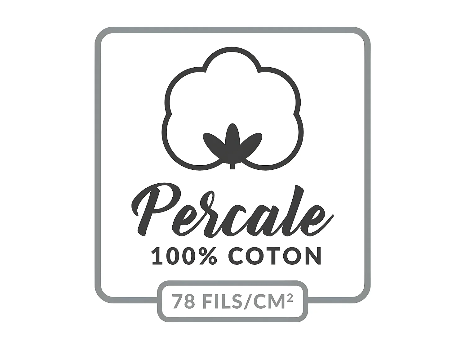 Drap Plat "Percaline" 180x290cm Tilleul