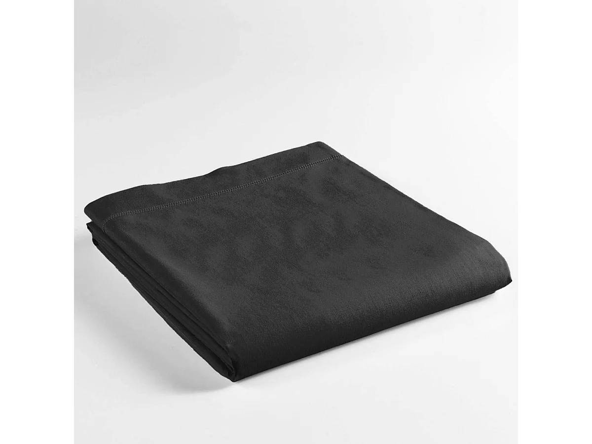 Drap Plat "Lina" 240x300cm Noir