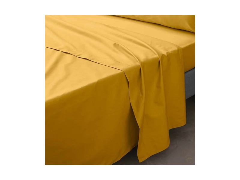 Drap Plat "Percaline" 240x300cm Curry