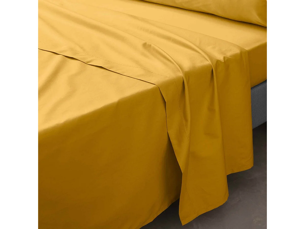 Drap Plat "Percaline" 240x300cm Curry