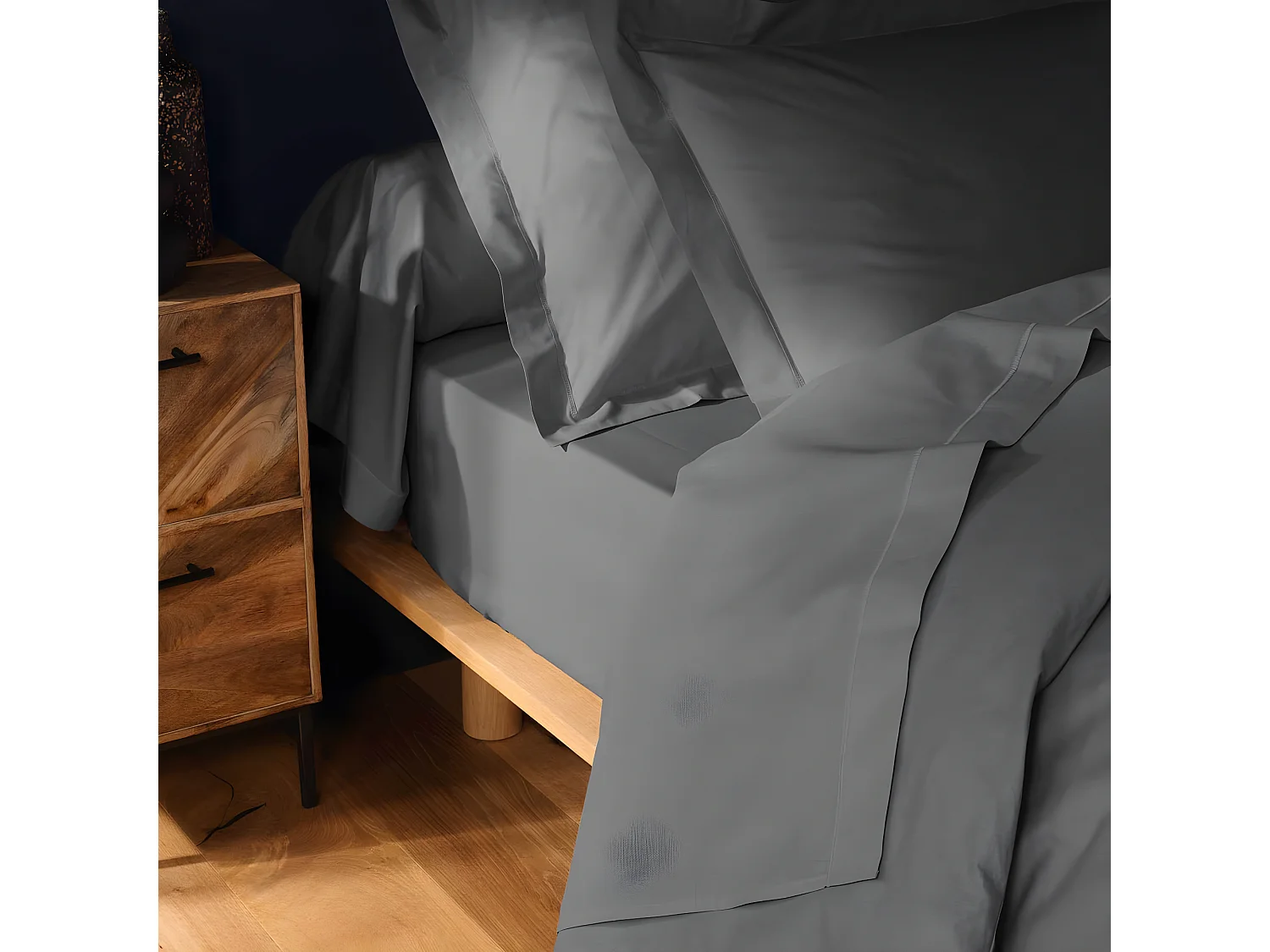 Drap Plat "Lina" 240x300cm Anthracite