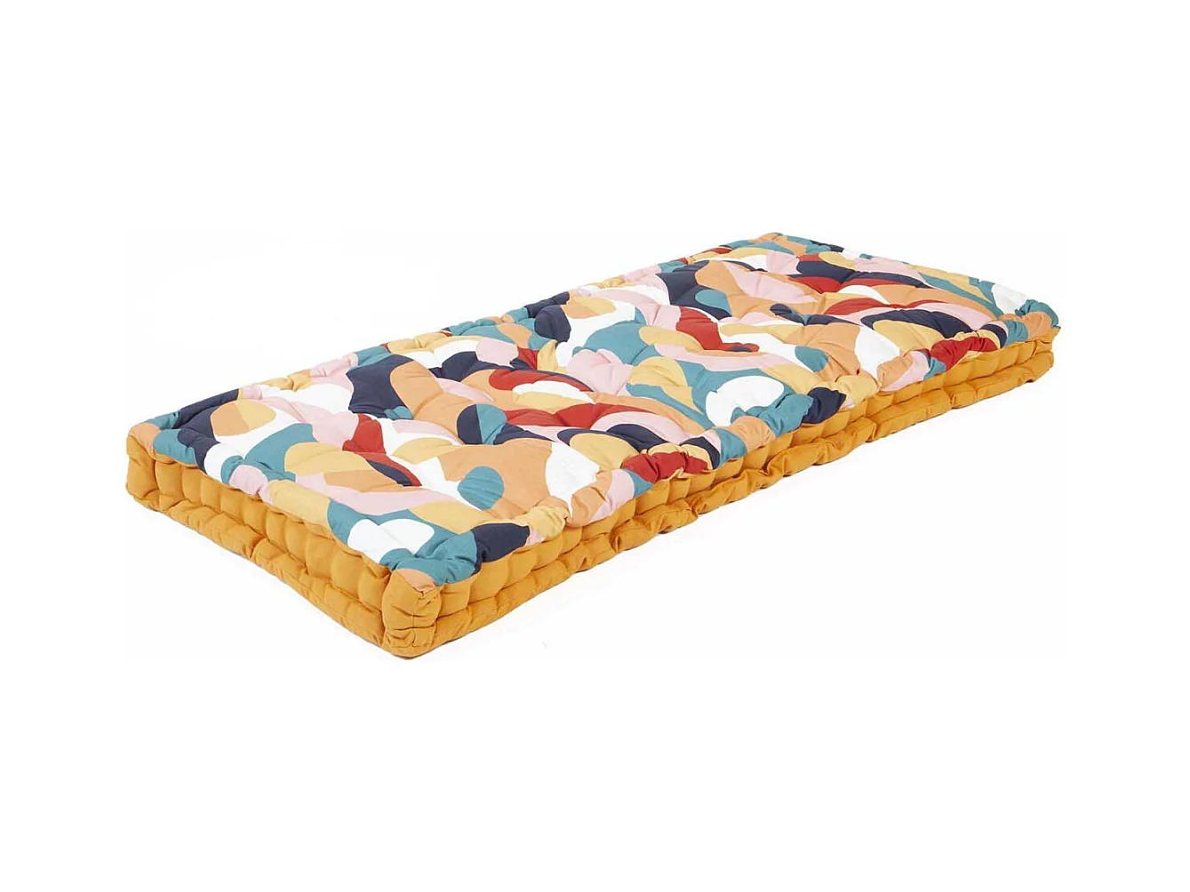 Coussin de palette en coton imprimé 120 x 60 cm