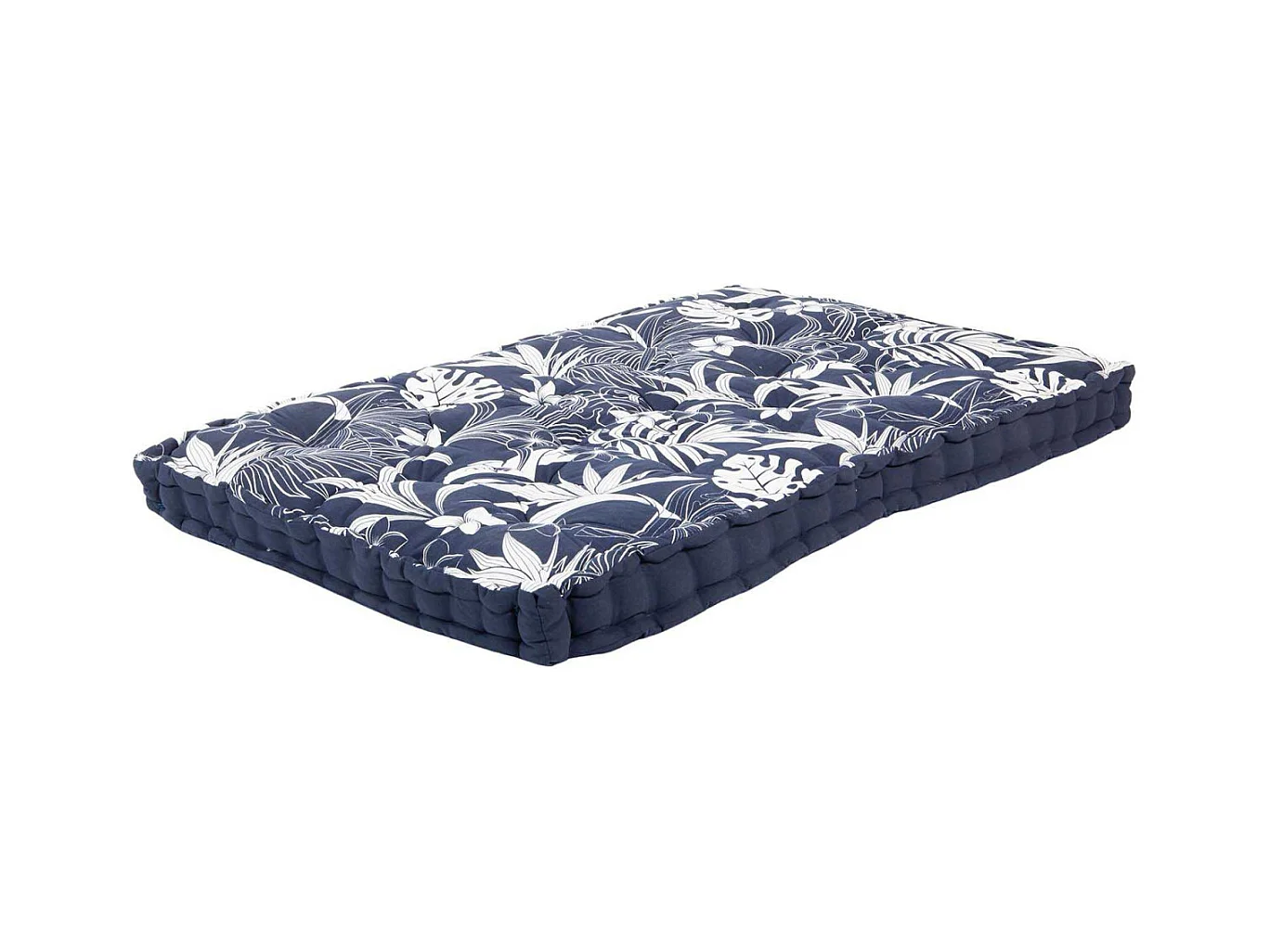 Coussin de palette en coton imprimé 120 x 80 cm