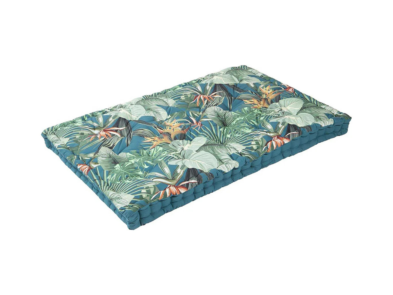 Coussin de palette en coton imprimé 120 x 80 cm