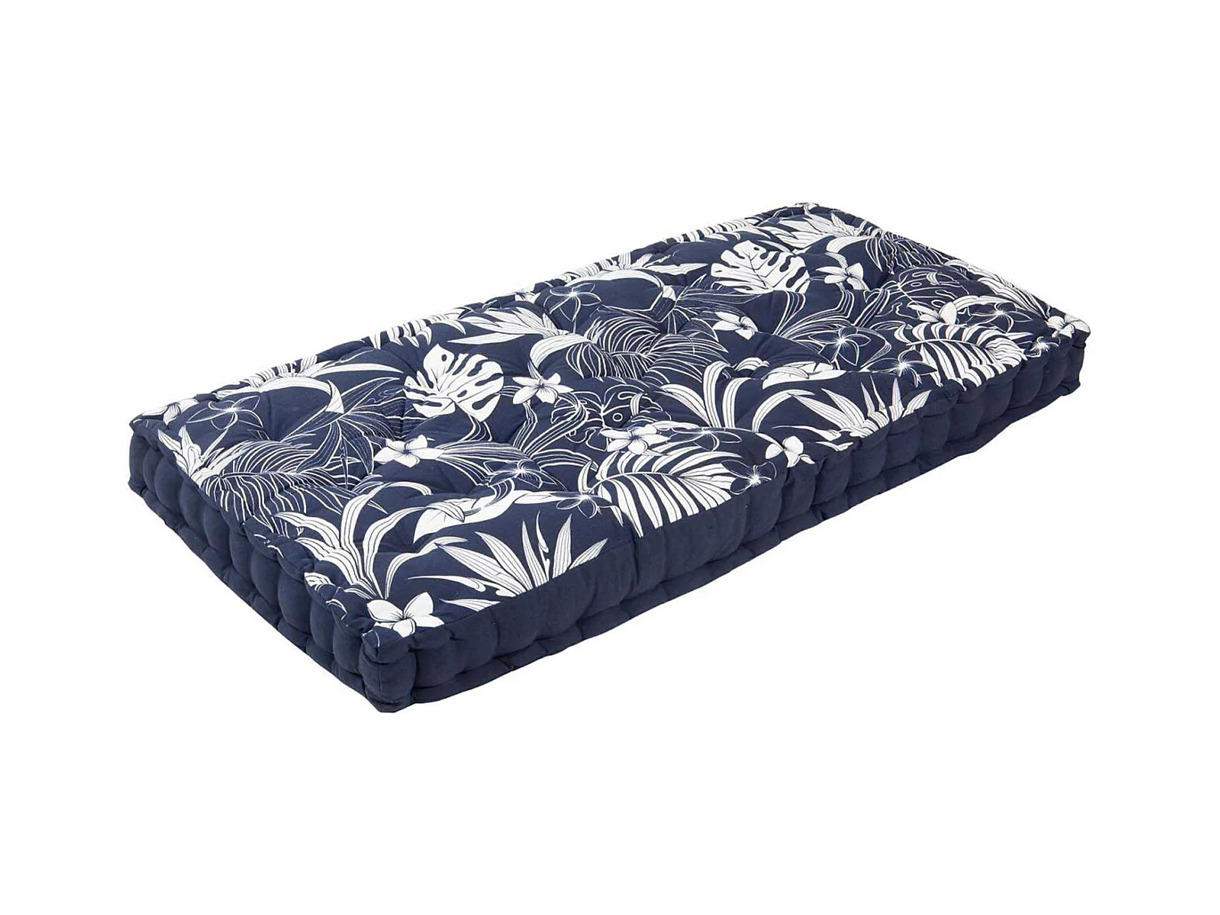 Coussin de palette en coton imprimé 120 x 60 cm
