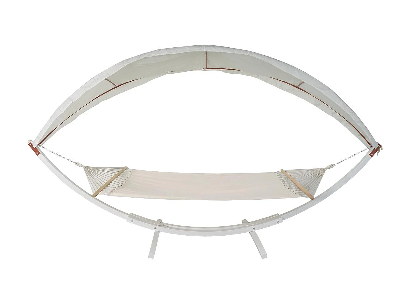Hängematte MCW-J47, Weiß, creme-weiß