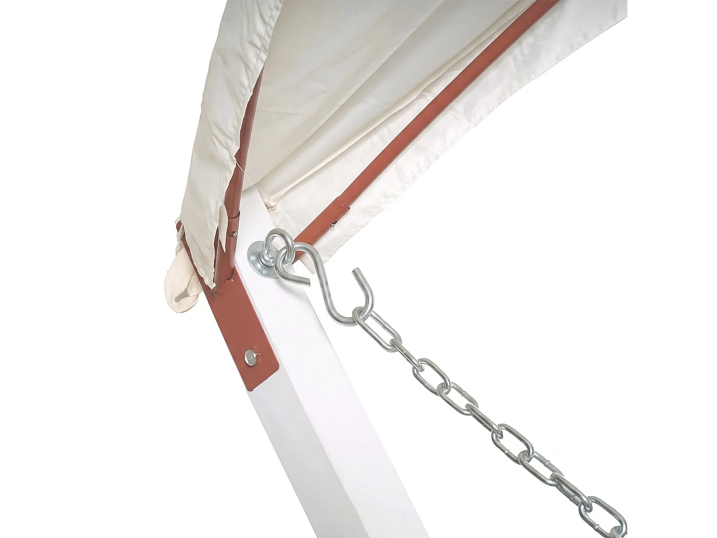 Hängematte MCW-J47, Weiß, creme-weiß