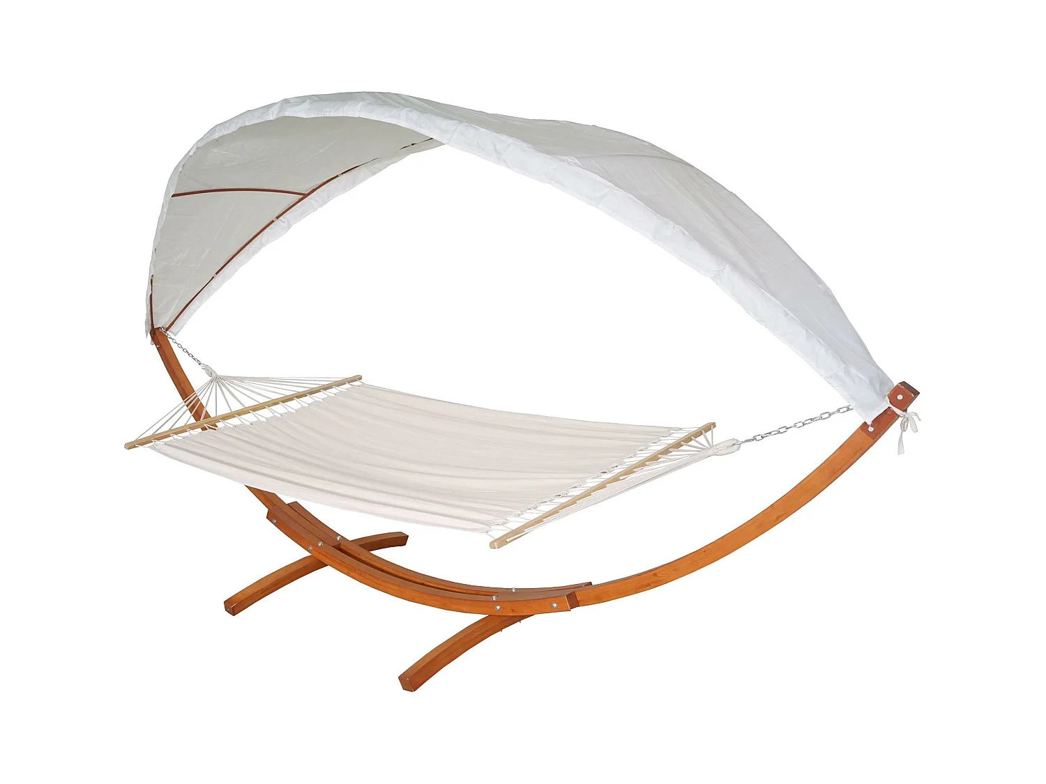 Hamac MCW-J47,  marron, crème-blanc