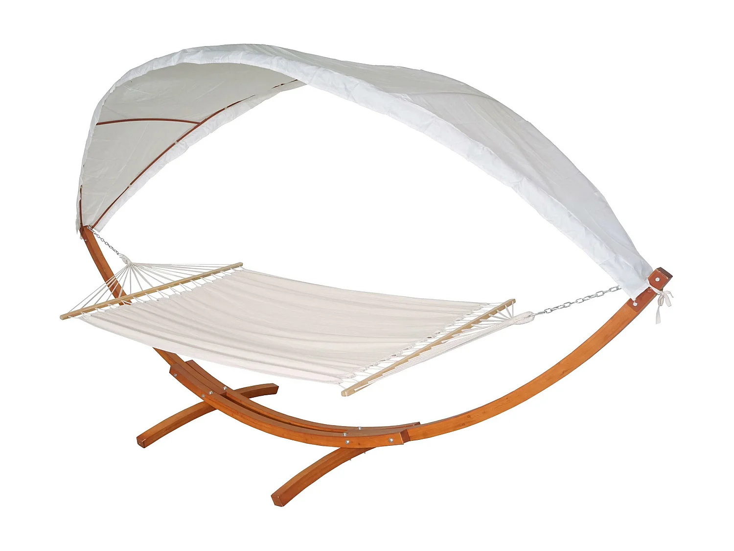 Hamac MCW-J47,  marron, crème-blanc