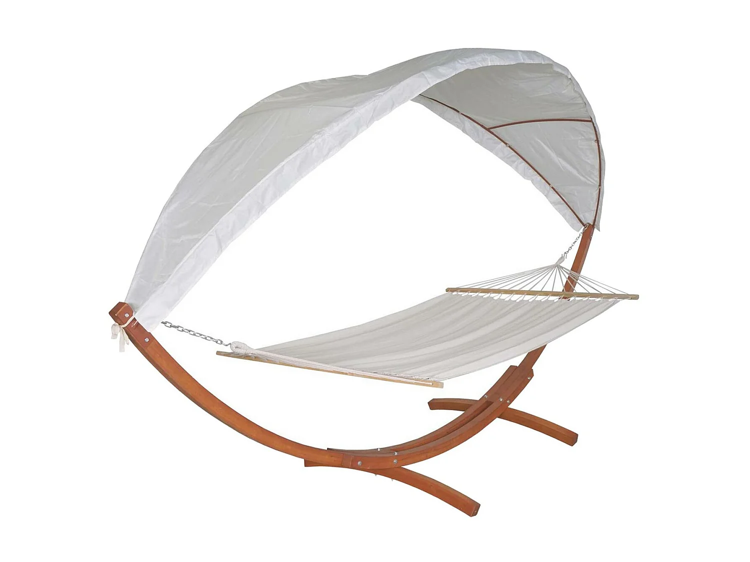 Hamac MCW-J47,  marron, crème-blanc