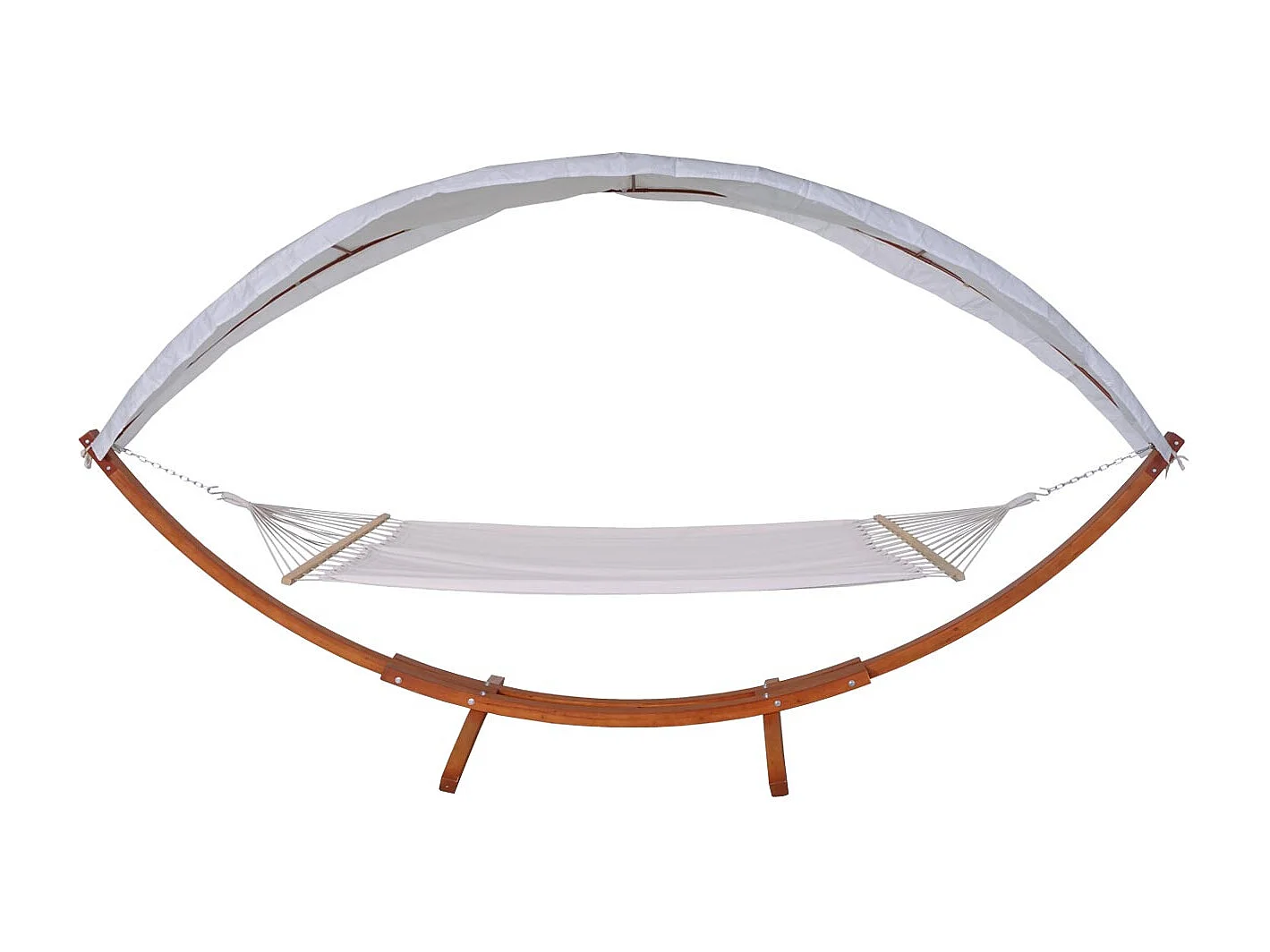 Hamac MCW-J47,  marron, crème-blanc