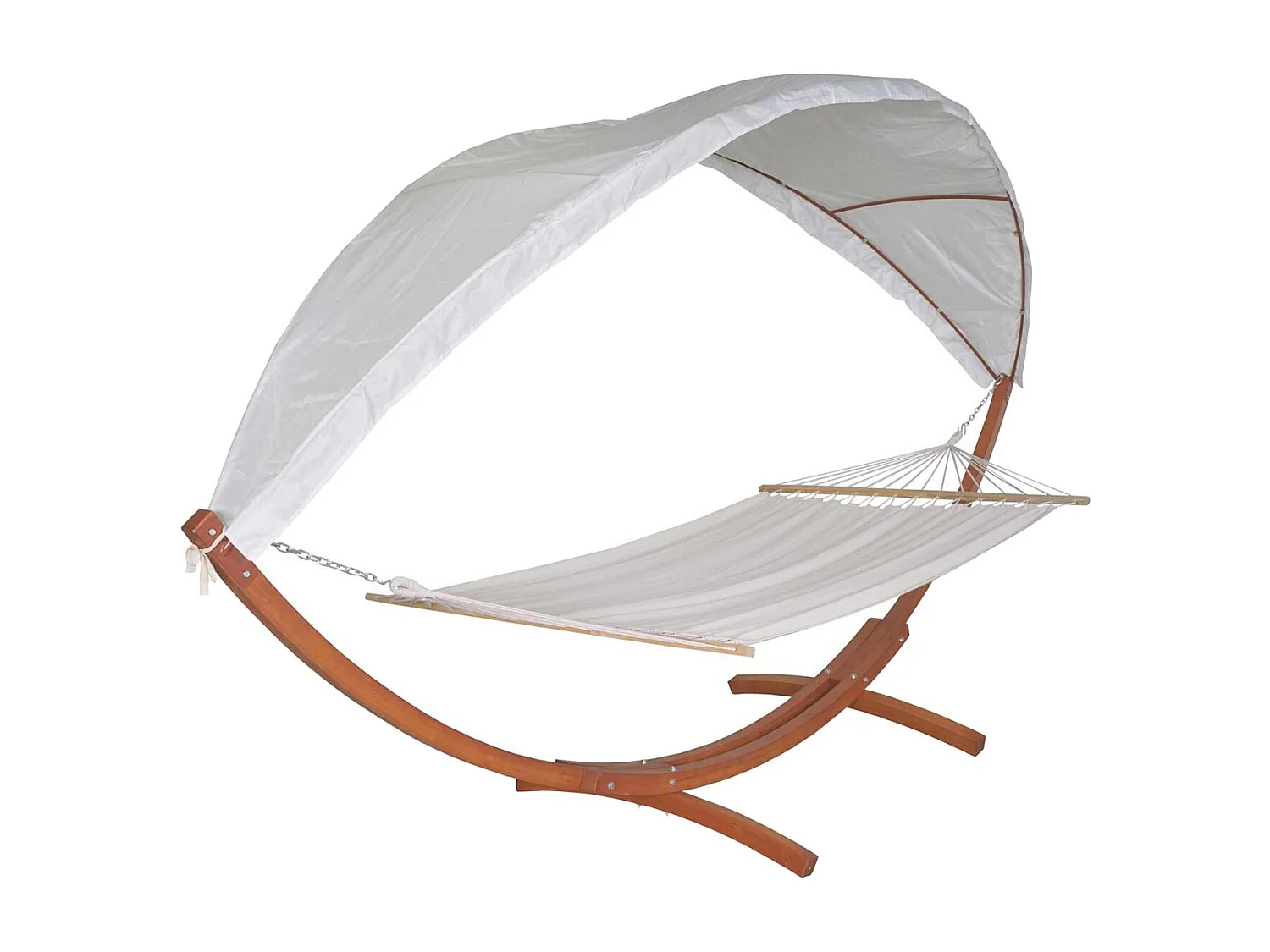 Hamac MCW-J47,  marron, crème-blanc
