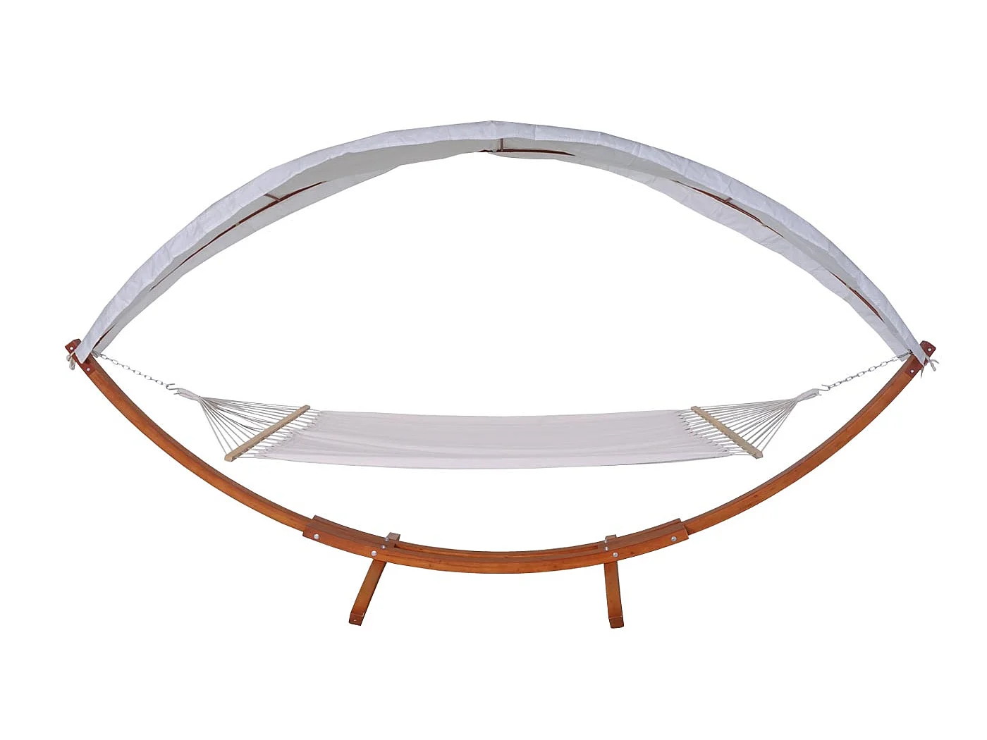 Hamac MCW-J47,  marron, crème-blanc