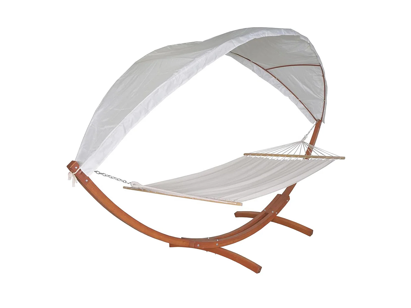 Hamac MCW-J47,  marron, crème-blanc