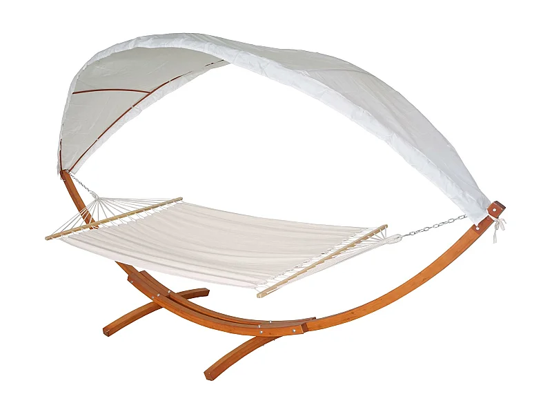 Hamac MCW-J47,  marron, crème-blanc