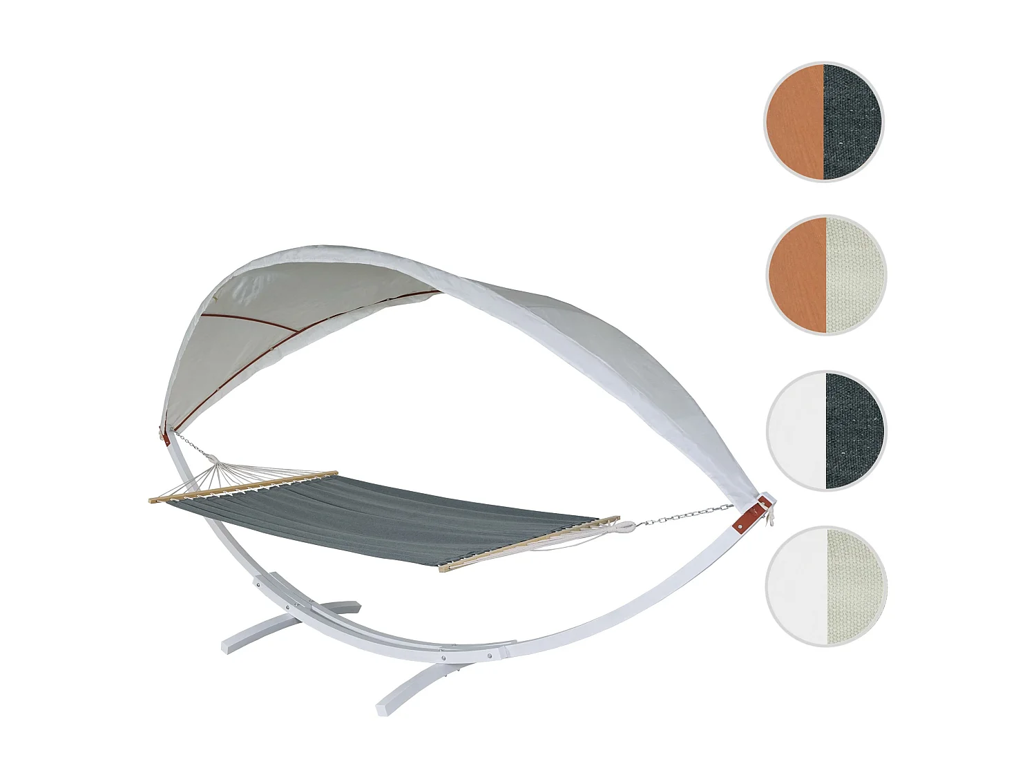 Hangmat MCW-J47,  wit, grijs